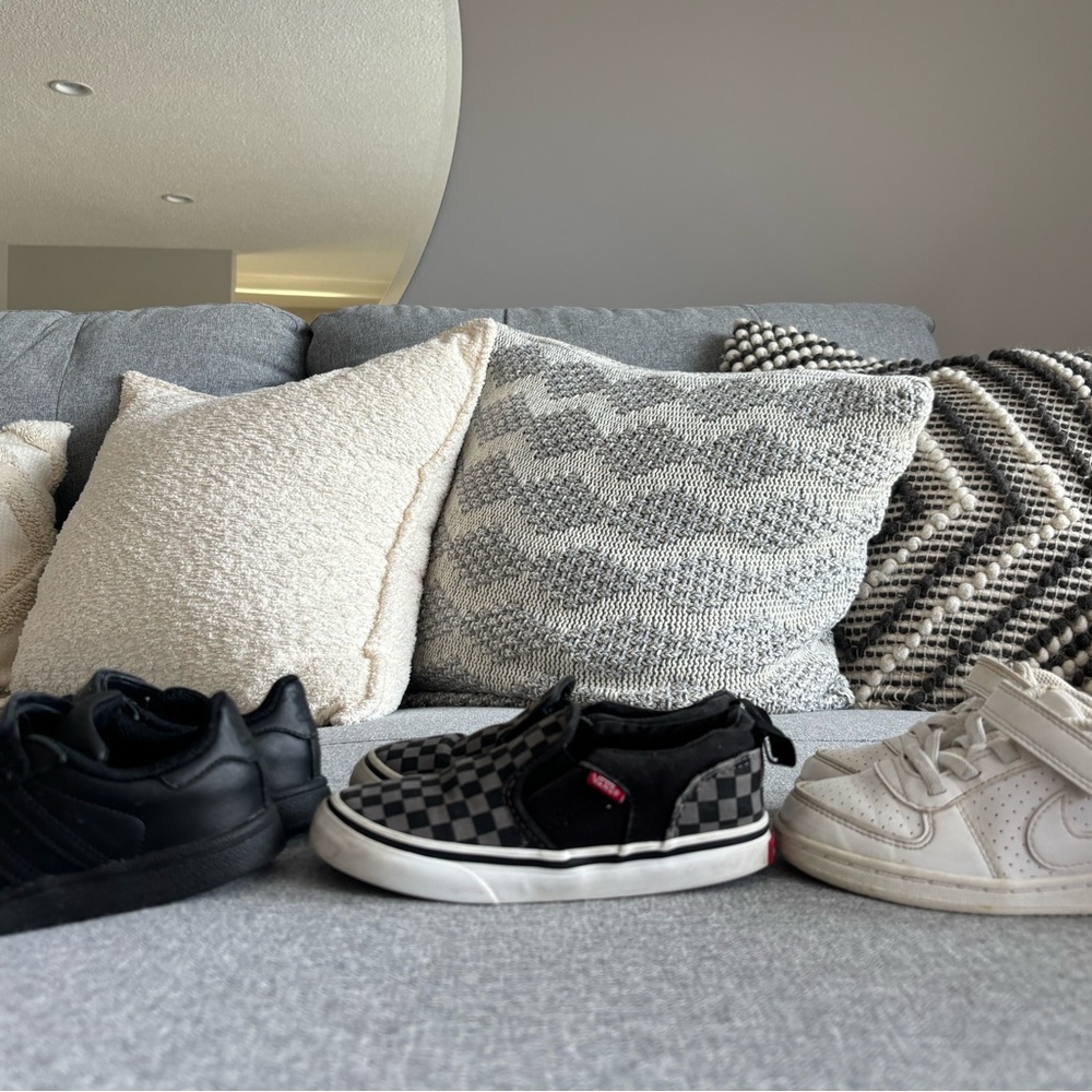 **Nike, Vans, and Adidas Trio** Size 9